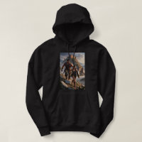 Sweatshirt à capuche parfumé du guerrier