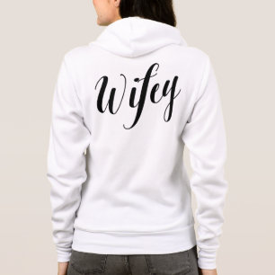 Veste À Capuche Sweatshirt à capuche Wifey Black Script