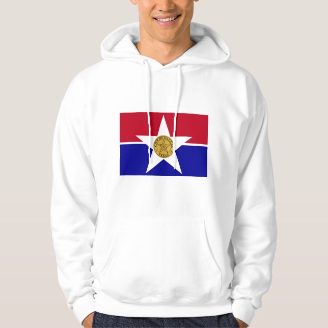 Veste À Capuche Sweatshirt à capuchon avec Dallas, USA (Devant)