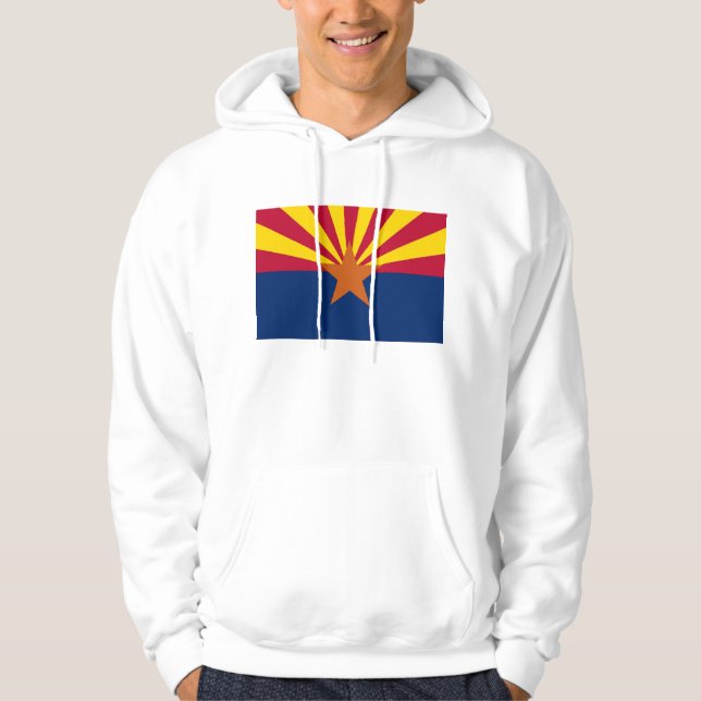 Veste À Capuche Sweatshirt à capuchon avec drapeau américain (Devant)
