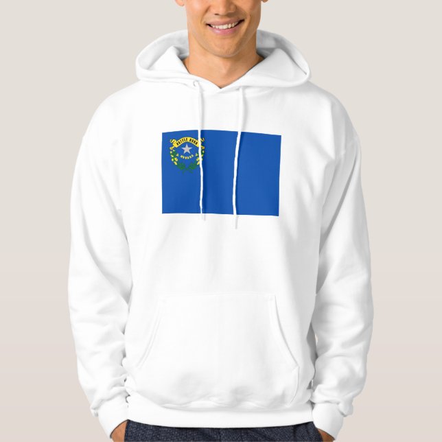 Veste À Capuche Sweatshirt à capuchon avec drapeau américain (Devant)