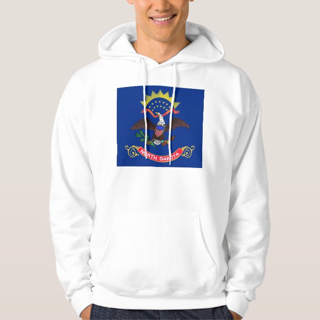 Veste À Capuche Sweatshirt à capuchon avec drapeau américain (Devant)