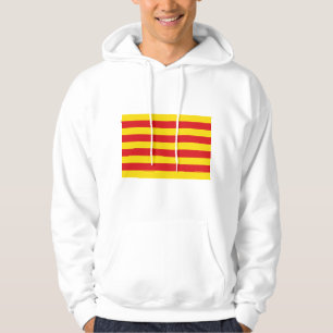 Veste À Capuche Sweatshirt à capuchon avec drapeau de Catalogne