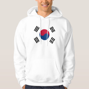 Veste À Capuche Sweatshirt à capuchon avec drapeau de la Corée du