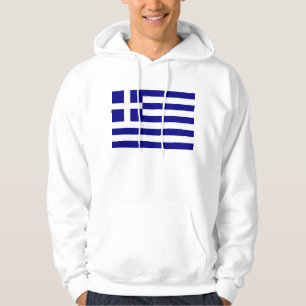 Veste À Capuche Sweatshirt à capuchon avec drapeau de la Grèce