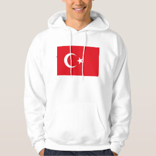 Veste À Capuche Sweatshirt à capuchon avec drapeau de la Turquie