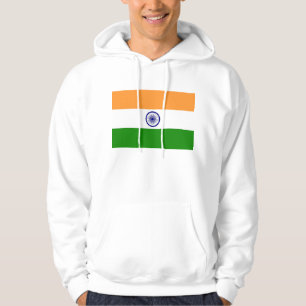 Veste À Capuche Sweatshirt à capuchon avec drapeau de l'Inde