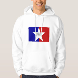 Veste À Capuche Sweatshirt à capuchon avec Drapeau de San Antonio,