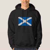 Sweatshirt à capuchon avec drapeau d'Ecosse