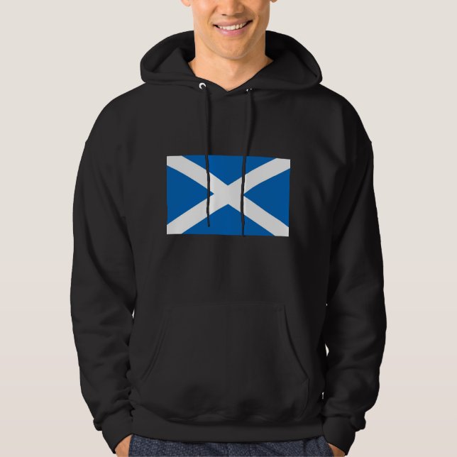 Veste À Capuche Sweatshirt à capuchon avec drapeau d'Ecosse (Devant)