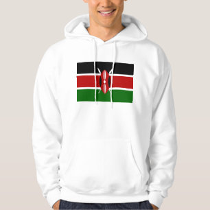 Veste À Capuche Sweatshirt à capuchon avec drapeau du Kenya