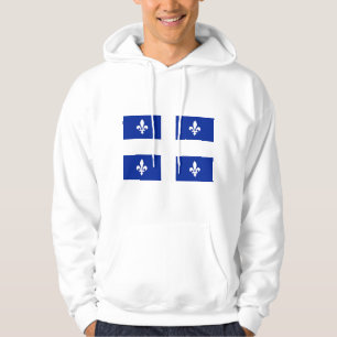 Veste À Capuche Sweatshirt à capuchon avec drapeau du Québec, Cana