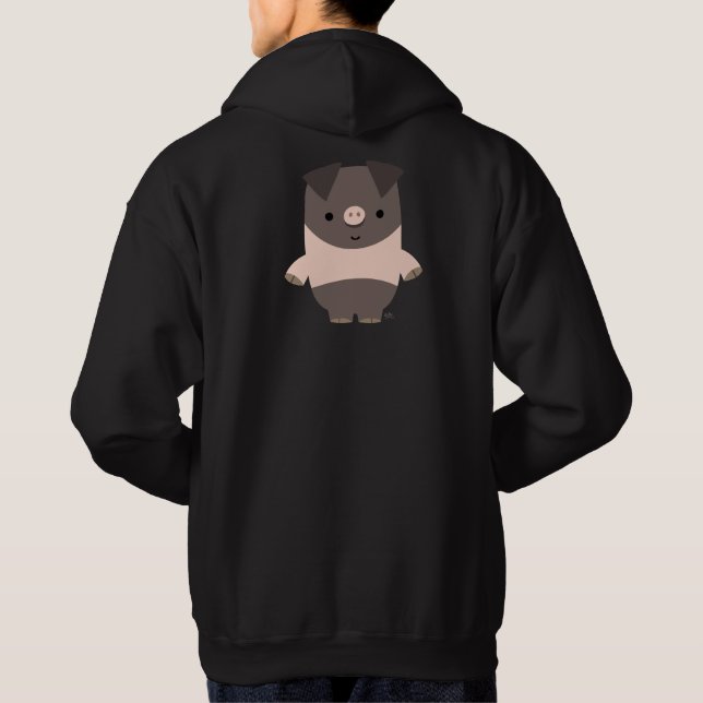 Veste À Capuche Sweatshirt à capuchon cartonné mignon (Dos)