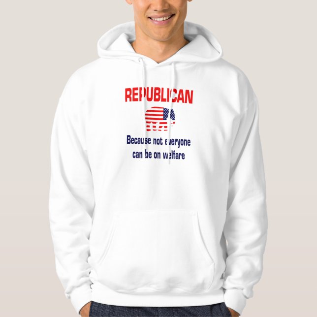 Veste À Capuche Sweatshirt à capuchon d'assistance sociale (Devant)