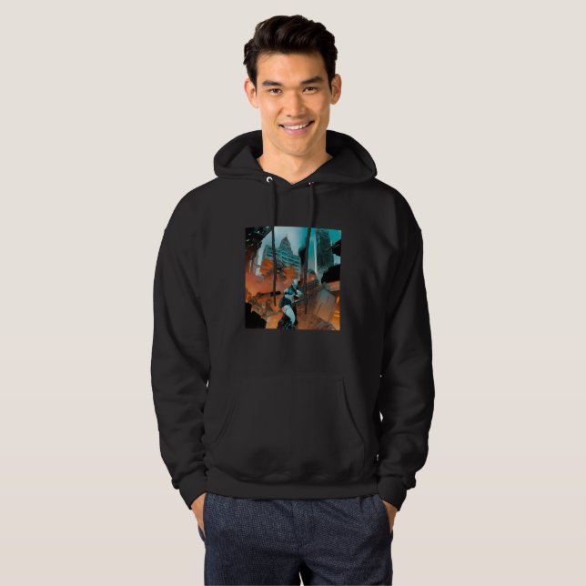 Veste À Capuche Sweatshirt à capuchon de base (Devant entier)