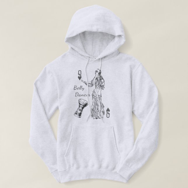 Veste À Capuche Sweatshirt à capuchon de base Dancer du ventre (Design devant)