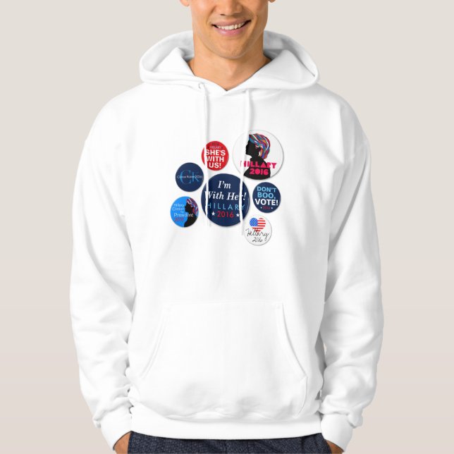 Veste À Capuche Sweatshirt à capuchon de boutons de campagne de (Devant)