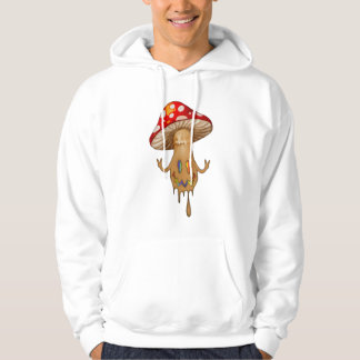 Veste À Capuche Sweatshirt à capuchon de champignons arc-en-ciel m
