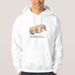 Veste À Capuche Sweatshirt à capuchon de cheval norvégien de fjo
