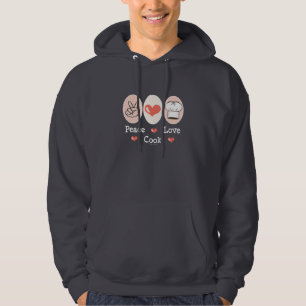 Veste À Capuche Sweatshirt à capuchon de cuisinier d'amour de pai