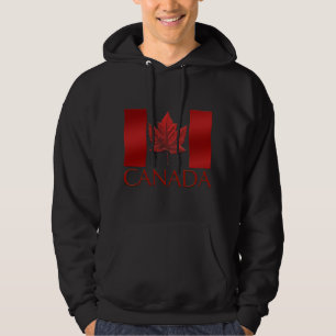 Veste À Capuche Sweatshirt à capuchon de drapeau du Canada de