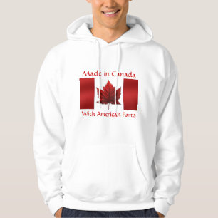 Veste À Capuche Sweatshirt à capuchon de drapeau du Canada de