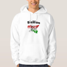 Sweatshirt à capuchon de fille sicilienne