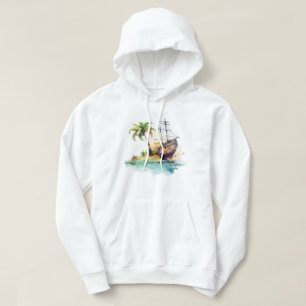 Veste À Capuche Sweatshirt à capuchon de l'île tropicale
