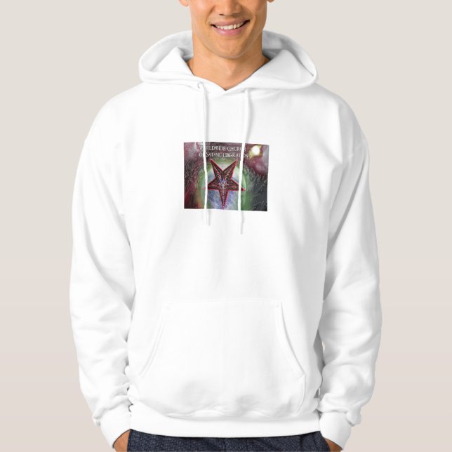 Veste À Capuche Sweatshirt à capuchon de logo de WCSL Baphomet (Devant)