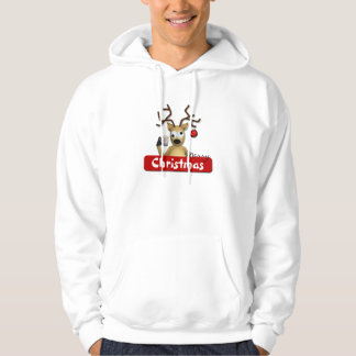 Veste À Capuche Sweatshirt à capuchon de Noël pompette drôle de