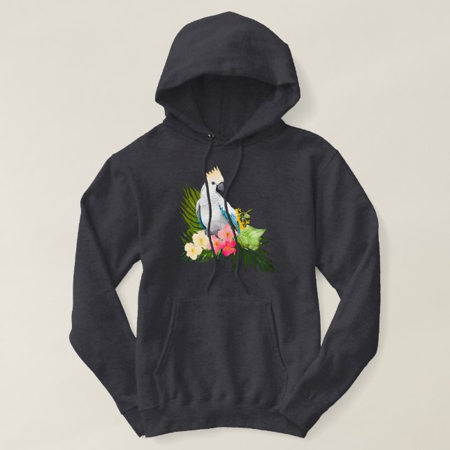 Veste À Capuche Sweatshirt à capuchon de perroquet (Design devant)