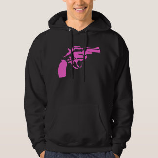 Veste À Capuche Sweatshirt à capuchon de pistolet rose