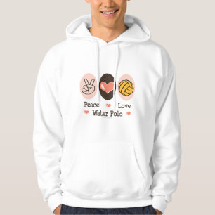 Veste À Capuche Sweatshirt à capuchon de polo d'eau d'amour de