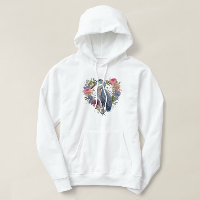 Veste À Capuche Sweatshirt à capuchon d'oiseaux (Design devant)