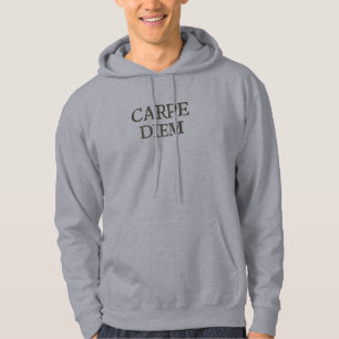 Veste À Capuche Sweatshirt à capuchon gris Carpe Diem