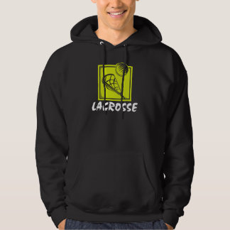 Veste À Capuche Sweatshirt à capuchon noir de lacrosse
