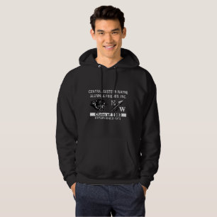 Veste À Capuche Sweatshirt à capuchon noir Panther et EW