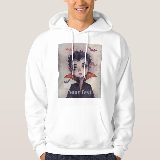 Veste À Capuche Sweatshirt à capuchon personnalisable avec votre t (Devant)
