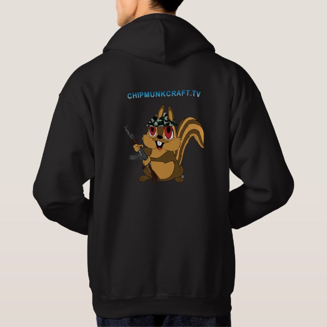 Veste À Capuche Sweatshirt à capuchon v2 de ChipmunkCraft (Dos)