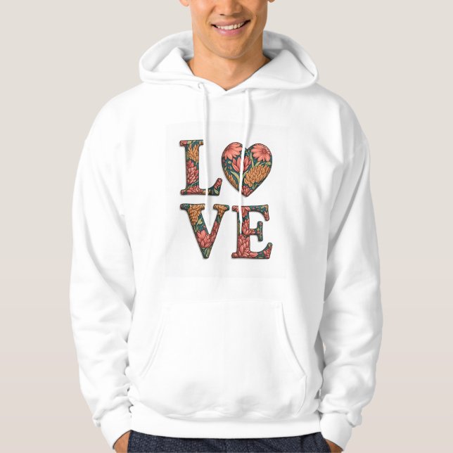 Veste À Capuche sweatshirt amoureux (Devant)