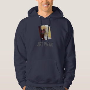 Veste À Capuche Sweatshirt blanc d'usage d'art de portrait de