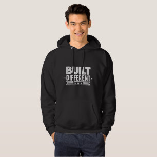 Veste À Capuche Sweatshirt Built Different – Vêtements de rue moti