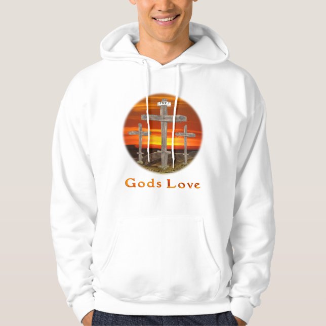 Veste À Capuche Sweatshirt Calvaire (Devant)