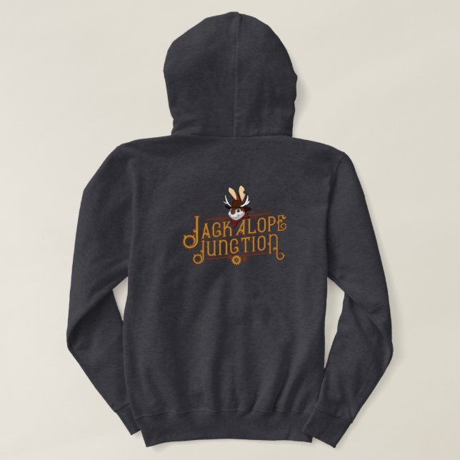 Veste À Capuche Sweatshirt capoté officiel de Jackalope Junction (Design dos)