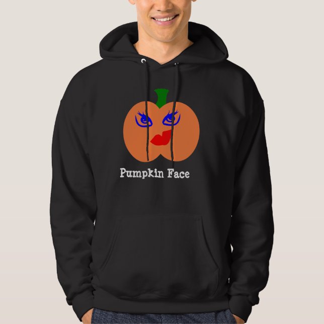Veste À Capuche Sweatshirt citrouille (Devant)