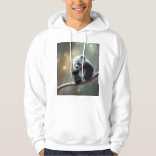 Veste À Capuche "Sweatshirt confortable avec Panda bébé adorable s