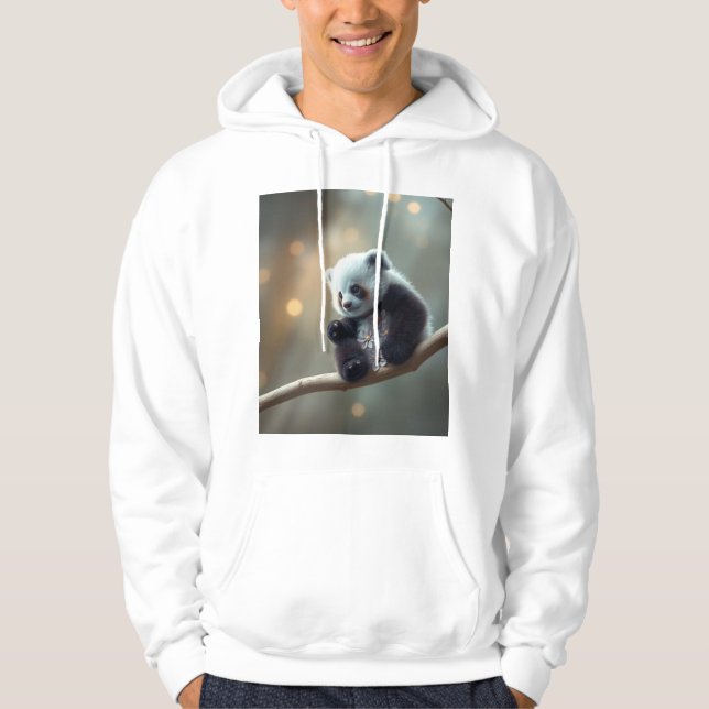 Veste À Capuche "Sweatshirt confortable avec Panda bébé adorable s (Devant)