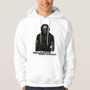 Veste À Capuche Sweatshirt crâne d'élite tactique - Cité furtive