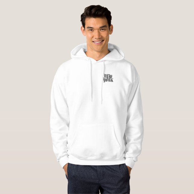VESTE À CAPUCHE SWEATSHIRT DE BASE DE NEW YORK (Devant entier)