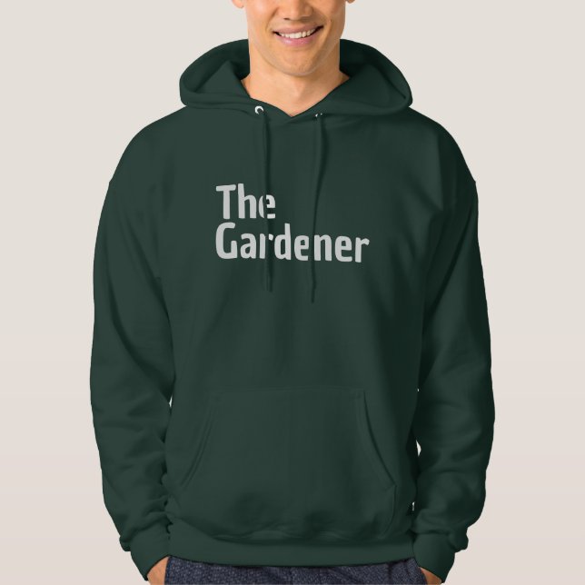 Veste À Capuche Sweatshirt de jardinage pour hommes (Devant)